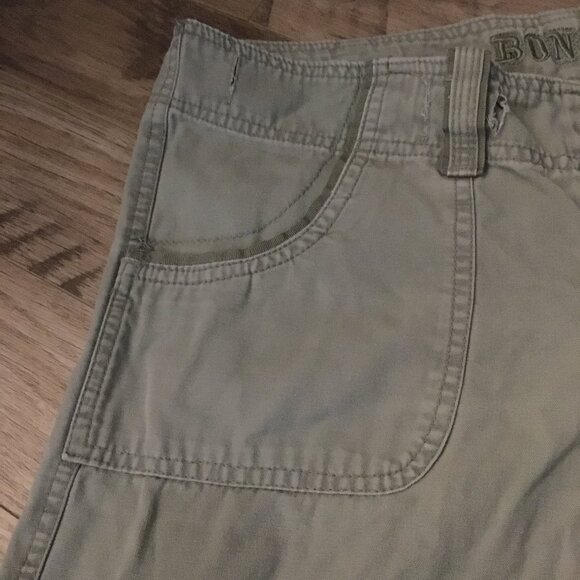 Y2K BONGO Baggy Low Rise Khaki Skater Cargo Pants - Picture 9 of 15